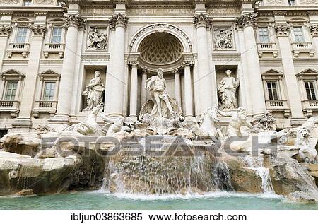 "Trevi Fountain, Fontana di Trevi, designed by Nicola Salvi, built 1732-1762, late Baroque, Rome, Lazio, Italy, Europe" View Large Photo Image Stock Photography - "Trevi Fountain, Fontana di Trevi, designed by Nicola Salvi, built 1732-1762, late Baroque, Rome, Lazio, Italy, Europe". Fotosearch