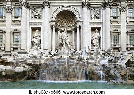 "Trevi Fountain, Rome, Italy, Europe" View Large Photo Image Stock Photograph - "Trevi Fountain, Rome, Italy, Europe". Fotosearch