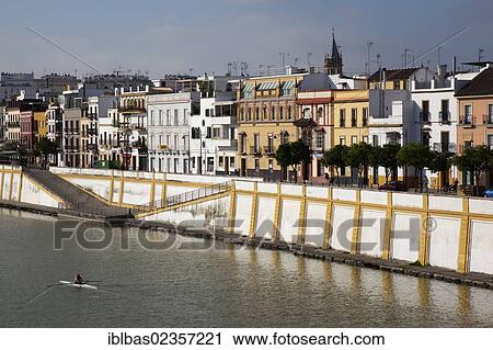 Stock Image - "Triana district of Seville, Andalusia, Spain, Europe". Fotosearch