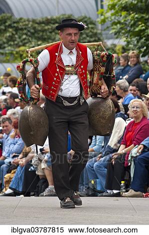 "Trichler, man with large bells at a costume parade, Interlaken, Canton of Bern, Switzerland, Europe" View Large Photo Image Stock Photography - "Trichler, man with large bells at a costume parade, Interlaken, Canton of Bern, Switzerland, Europe". Fotosearch