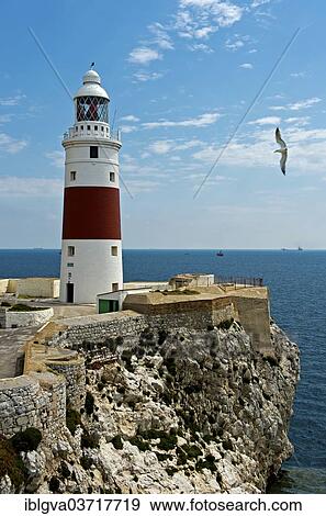 "Trinity Lighthouse at Europa Point, Gibraltar, Gibraltar, United Kingdom, Europe" View Large Photo Image Stock Photo - "Trinity Lighthouse at Europa Point, Gibraltar, Gibraltar, United Kingdom, Europe". Fotosearch