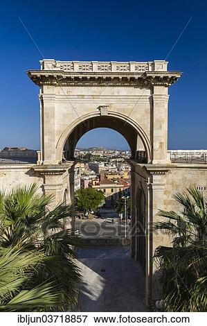 "Triumphal arch of the Bastion of Saint Remy, Cagliari, Sardinia, Italy, Europe" View Large Photo Image Stock Photo - "Triumphal arch of the Bastion of Saint Remy, Cagliari, Sardinia, Italy, Europe". Fotosearch