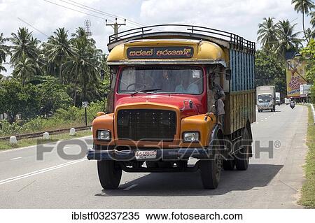 "Truck, lorry, bei Koskoda, Westkuste, Sudprovinz, Sri Lanka, Asia" View Large Photo Image Stock Photography - "Truck, lorry, bei Koskoda, Westkuste, Sudprovinz, Sri Lanka, Asia". Fotosearch