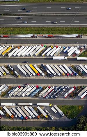 "Truck parking, motorway service area Hamm-Rhynern, A2 motorway, Hamm, Ruhr district, North Rhine-Westphalia, Germany, Europe" View Large Photo Image Stock Image - "Truck parking, motorway service area Hamm-Rhynern, A2 motorway, Hamm, Ruhr district, North Rhine-Westphalia, Germany, Europe". Fotosearch