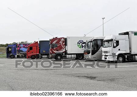 "Truck stop, trucks at a service station near Modena, Italy, Europe" View Large Photo Image Stock Photograph - "Truck stop, trucks at a service station near Modena, Italy, Europe". Fotosearch