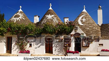 "Trulli houses of the Rione Monti Area of Alberobello, Puglia, Italy, Europe" View Large Photo Image Stock Image - "Trulli houses of the Rione Monti Area of Alberobello, Puglia, Italy, Europe". Fotosearch