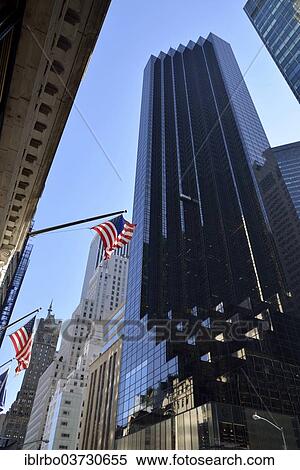 Stock Photography - "Trump Tower on 5th Avenue, Manhattan, New York City, New York, United States, North America". Fotosearch