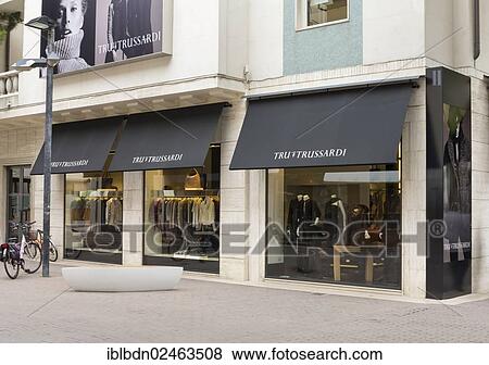 "Trussardi fashion store in Riccione, Italy, Europe" View Large Photo Image Stock Photo - "Trussardi fashion store in Riccione, Italy, Europe". Fotosearch