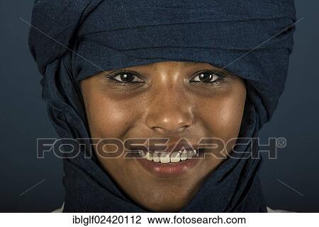 Tuareg girl, Targia, veiled with a chech, portrait, Algeria, North Africa, Africa View Large Photo Image Stock Image - Tuareg girl, Targia, veiled with a chech, portrait, Algeria, North Africa, Africa. Fotosearch