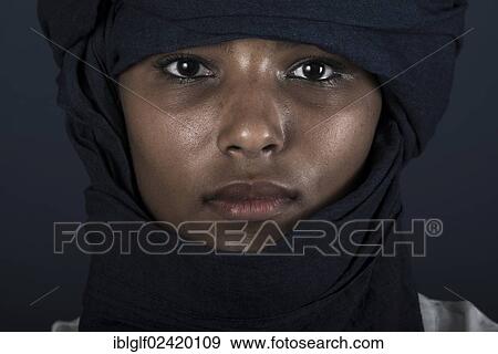Tuareg girl, Targia, veiled with a chech, portrait, Algeria, North Africa, Africa View Large Photo Image Stock Photo - Tuareg girl, Targia, veiled with a chech, portrait, Algeria, North Africa, Africa. Fotosearch
