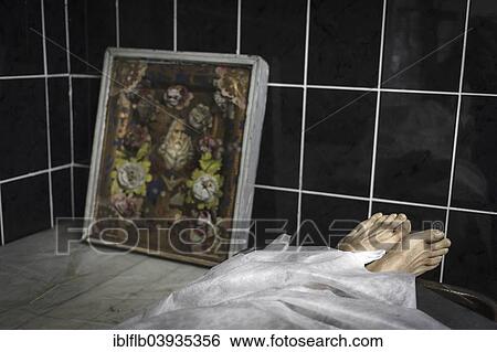 Stock Photograph - "Tuberculosis and HIV in Moldova, hospital mortuary Chiril Draganiuc, ChiÈ™inau, Moldova, Europe". Fotosearch