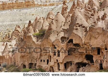 "Tufa formations, Zelve open-air museum, Goreme National Park, Cappadocia, Central Anatolia Region, Anatolia, Turkey, Asia" View Large Photo Image Stock Photography - "Tufa formations, Zelve open-air museum, Goreme National Park, Cappadocia, Central Anatolia Region, Anatolia, Turkey, Asia". Fotosearch
