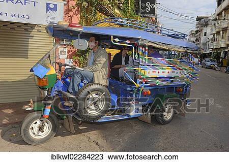 "Tuk-tuk, taxi in Vientiane, Laos, Southeast Asia, Asia" View Large Photo Image Stock Image - "Tuk-tuk, taxi in Vientiane, Laos, Southeast Asia, Asia". Fotosearch
