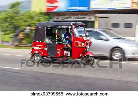"Tuk-tuk tricycle, travelling near Warakapola, Ambagala Region, Sri Lanka, Asia" View Large Photo Image Stock Photo - "Tuk-tuk tricycle, travelling near Warakapola, Ambagala Region, Sri Lanka, Asia". Fotosearch