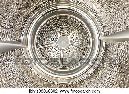 Stock Image - "Tumble drier, inside". Fotosearch