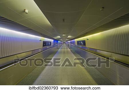 "Tunnel between terminals at Frankfurt International Airport, Frankfurt, Hesse, Germany, Europe" View Large Photo Image Stock Image - "Tunnel between terminals at Frankfurt International Airport, Frankfurt, Hesse, Germany, Europe". Fotosearch