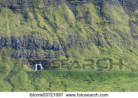 "Tunnel entrance, Trollanes, Kalsoy, Norooyar, Faroe Islands, Denmark, Europe" View Large Photo Image Stock Photo - "Tunnel entrance, Trollanes, Kalsoy, Norooyar, Faroe Islands, Denmark, Europe". Fotosearch