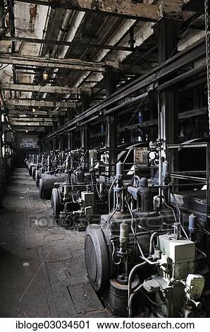 "Turbines in Energy Factory Knappenrode, historical briquette factory, one of the four locations of the Saxon Museum of Industry, Knappenrode, Hoyerswerda, Oberlausitz, Saxony, Germany, Europe" View Large Photo Image Stock Image - "Turbines in Energy Factory Knappenrode, historical briquette factory, one of the four locations of the Saxon Museum of Industry, Knappenrode, Hoyerswerda, Oberlausitz, Saxony, Germany, Europe". Fotosearch