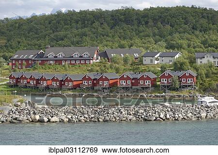 "Turistsenteret Hotel, bei Stokmarknes, Boroya, Vesteralen, Nordland, Nord-Norge, Norway, Europe" View Large Photo Image Stock Photo - "Turistsenteret Hotel, bei Stokmarknes, Boroya, Vesteralen, Nordland, Nord-Norge, Norway, Europe". Fotosearch