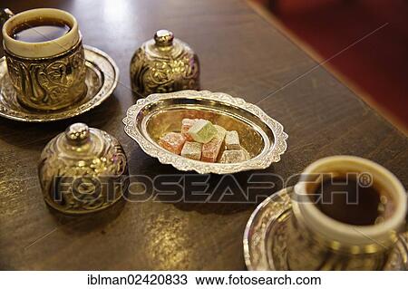Turkish delight and mocha, Old City Sultanahmet, Istanbul, Turkey, Europe, Asia View Large Photo Image Stock Image - Turkish delight and mocha, Old City Sultanahmet, Istanbul, Turkey, Europe, Asia. Fotosearch