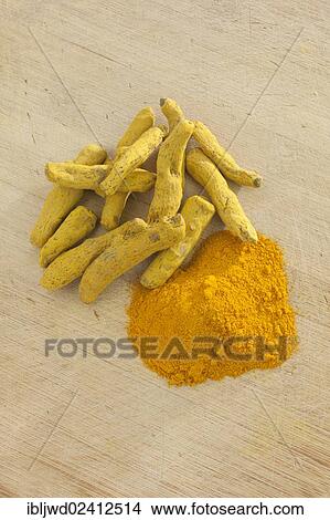 Turmeric root and powder View Large Photo Image Picture - Turmeric root and powder. Fotosearch