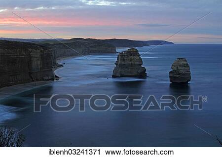 Stock Image - "Twelve Apostles, Great Ocean Road, Port Campbell Nationalpark, Victoria, Australia, Oceania". Fotosearch