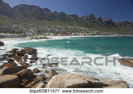 "Twelve Apostles Mountain Range and the beach of Camps Bay, Cape Town, Western Cape, South Africa, Africa" View Large Photo Image Stock Photo - "Twelve Apostles Mountain Range and the beach of Camps Bay, Cape Town, Western Cape, South Africa, Africa". Fotosearch
