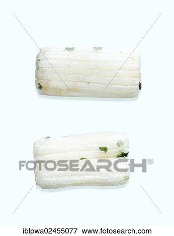 Stock Photo - Two Japanese rice crackers. Fotosearch