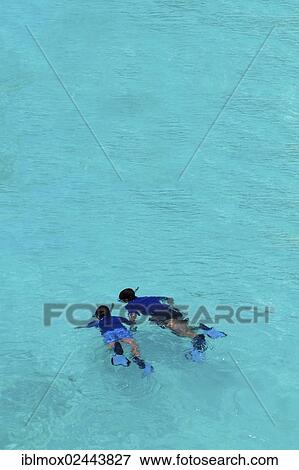 "Two people snorkelling in a blue lagoon, North Male Atoll, Republic of the Maldives, Maldive Islands, Indian Ocean, Asia" View Large Photo Image Stock Photo - "Two people snorkelling in a blue lagoon, North Male Atoll, Republic of the Maldives, Maldive Islands, Indian Ocean, Asia". Fotosearch
