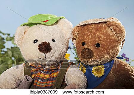 Two teddy bears View Large Photo Image Stock Image - Two teddy bears. Fotosearch