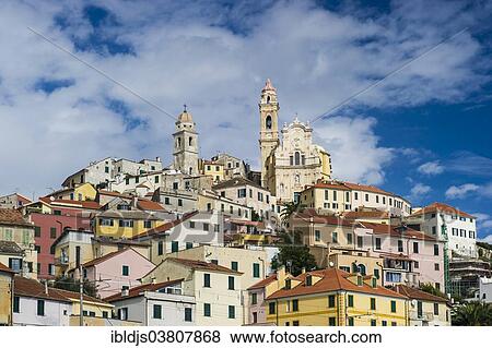 "Typical houses, Cervo, Liguria, Italy, Europe" View Large Photo Image Stock Photo - "Typical houses, Cervo, Liguria, Italy, Europe". Fotosearch