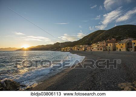 "Typical houses on the beach at sunset, Varigotti, Finale Ligure, Riviera di Ponente, Liguria, Italy, Europe" View Large Photo Image Stock Image - "Typical houses on the beach at sunset, Varigotti, Finale Ligure, Riviera di Ponente, Liguria, Italy, Europe". Fotosearch