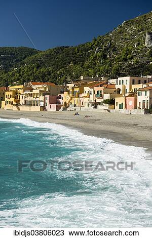"Typical houses on the beach, Varigotti, Finale Ligure, Riviera di Ponente, Liguria, Italy, Europe" View Large Photo Image Stock Image - "Typical houses on the beach, Varigotti, Finale Ligure, Riviera di Ponente, Liguria, Italy, Europe". Fotosearch