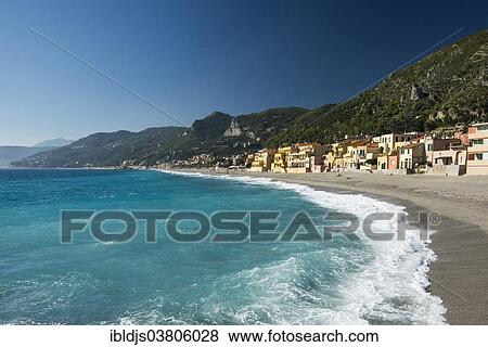 "Typical houses on the beach, Varigotti, Finale Ligure, Riviera di Ponente, Liguria, Italy, Europe" View Large Photo Image Stock Photo - "Typical houses on the beach, Varigotti, Finale Ligure, Riviera di Ponente, Liguria, Italy, Europe". Fotosearch