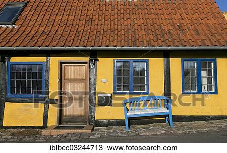 "Typical residential house, Bornholm, Gudhjem |Gudhjem|, Denmark, Europe" View Large Photo Image Stock Image - "Typical residential house, Bornholm, Gudhjem |Gudhjem|, Denmark, Europe". Fotosearch