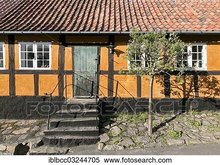 "Typical residential house, Bornholm, Gudhjem |Gudhjem|, Denmark, Europe" View Large Photo Image Stock Photography - "Typical residential house, Bornholm, Gudhjem |Gudhjem|, Denmark, Europe". Fotosearch