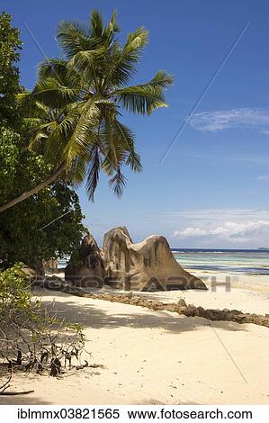 "Typical rock formations in the Seychelles with a sandy beach, Anse Union, La Digue, Seychelles, Africa" View Large Photo Image Stock Photography - "Typical rock formations in the Seychelles with a sandy beach, Anse Union, La Digue, Seychelles, Africa". Fotosearch