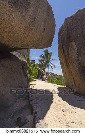 "Typical rock formations in the Seychelles at a sandy beach, Anse Union, La Digue, Seychelles, Africa" View Large Photo Image Stock Photography - "Typical rock formations in the Seychelles at a sandy beach, Anse Union, La Digue, Seychelles, Africa". Fotosearch