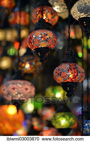 "Typical stained glass lanterns or lamps, Grand Bazaar, covered market, Beyazit, old town, Istanbul, Istanbul Province, Turkey, Asia" View Large Photo Image Stock Image - "Typical stained glass lanterns or lamps, Grand Bazaar, covered market, Beyazit, old town, Istanbul, Istanbul Province, Turkey, Asia". Fotosearch