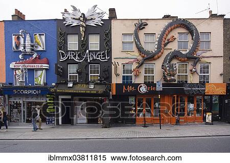 "Typical street scene with colourful houses in Camden Town, London, England, United Kingdom, Europe" View Large Photo Image Stock Photography - "Typical street scene with colourful houses in Camden Town, London, England, United Kingdom, Europe". Fotosearch