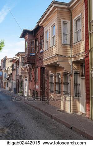 "Typical wooden houses, Kadirga district, Istanbul, Turkey, Asia" View Large Photo Image Stock Photography - "Typical wooden houses, Kadirga district, Istanbul, Turkey, Asia". Fotosearch
