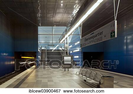 "U-Bahn Uberseequartier subway station, U4 subway line, HafenCity, Hamburg, Germany, Europe" View Large Photo Image Stock Photo - "U-Bahn Uberseequartier subway station, U4 subway line, HafenCity, Hamburg, Germany, Europe". Fotosearch