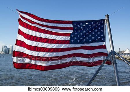 "U. S. Flag, New York, USA" View Large Photo Image Stock Image - "U. S. Flag, New York, USA". Fotosearch