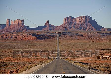 "U. S. Route 163, road towards Monument Valley Navajo Tribal Park, Monument Valley Navajo Tribal Park, Utah, United States, North America" View Large Photo Image Picture - "U. S. Route 163, road towards Monument Valley Navajo Tribal Park, Monument Valley Navajo Tribal Park, Utah, United States, North America". Fotosearch