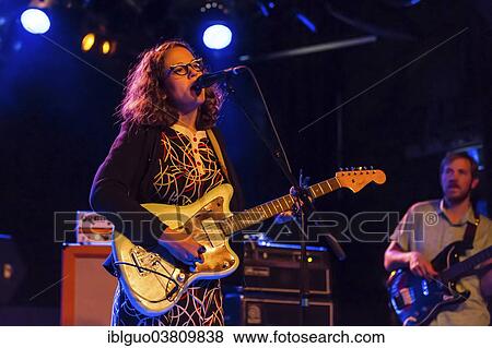 Stock Photo - "U. S. singer-songwriter Sallie Ford and The Sound Outside performing live in the Schuur concert hall, Lucerne, Canton of Lucerne, Switzerland, Europe". Fotosearch