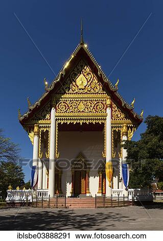 "Ubosot of Wat Photisomphon, Bot or prayer room, Bodhisomphon Temple, Udon Thani, Isaan, Thailand, Asia" View Large Photo Image Stock Image - "Ubosot of Wat Photisomphon, Bot or prayer room, Bodhisomphon Temple, Udon Thani, Isaan, Thailand, Asia". Fotosearch