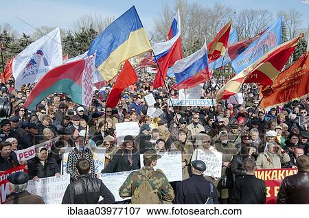 "Ukraine conflict, protest meeting of the People's Assembly Antimaidan, Kulikovo Field, Odessa, Ukraine, Europe" View Large Photo Image Stock Photo - "Ukraine conflict, protest meeting of the People's Assembly Antimaidan, Kulikovo Field, Odessa, Ukraine, Europe". Fotosearch