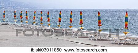 "Umbrellas and deckchairs during the preseason on the beach of Opatija on the Mediterranean Sea in Kvarner Bay, Istria, Croatia, Europe, Opatija, Croatia, Europe" View Large Photo Image Stock Image - "Umbrellas and deckchairs during the preseason on the beach of Opatija on the Mediterranean Sea in Kvarner Bay, Istria, Croatia, Europe, Opatija, Croatia, Europe". Fotosearch