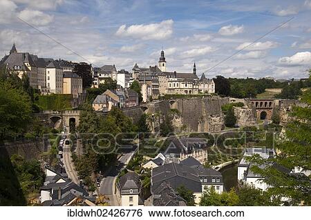 "Undercity with the Grund district, City of Luxembourg, Luxembourg, Europe, PublicGround, Europe" View Large Photo Image Stock Photograph - "Undercity with the Grund district, City of Luxembourg, Luxembourg, Europe, PublicGround, Europe". Fotosearch