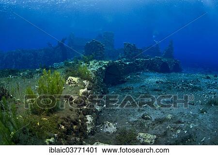 "Underwater world of the lake Lago Capo d'Acqua, Capistrano, L'Aquila, Italy, Europe" View Large Photo Image Stock Image - "Underwater world of the lake Lago Capo d'Acqua, Capistrano, L'Aquila, Italy, Europe". Fotosearch